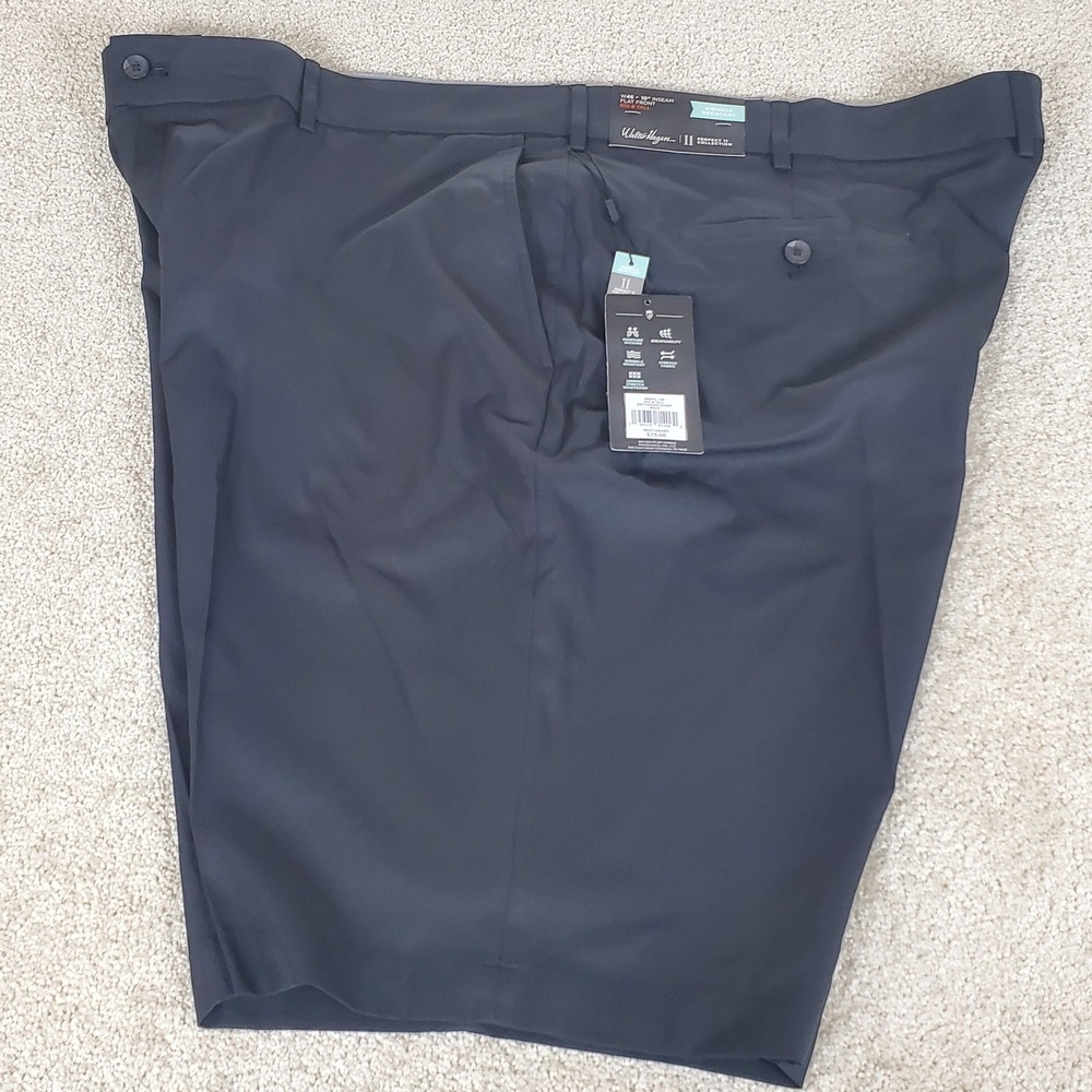Walter Hagen Golf Shorts Men's Size 46 Black Perfect 11 Big & Tall